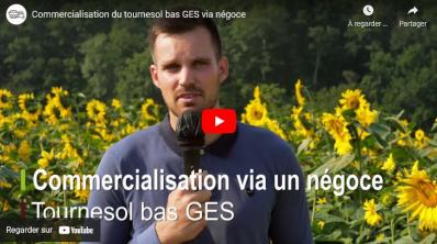 Vidéo OleoZE commercialisation tournesol bas GES via un négoce