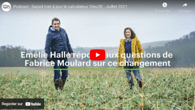 Podcast : Saipol met à jour le calculateur OleoZE
