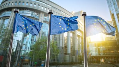 Trois drapeaux européens